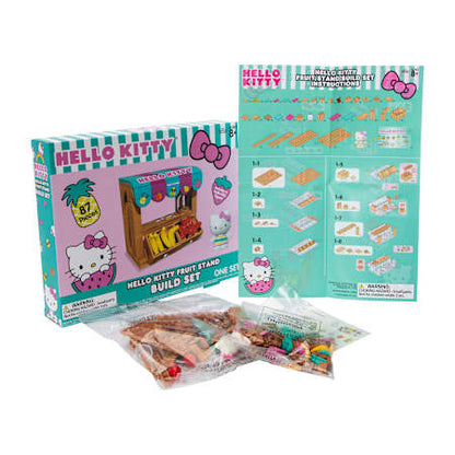 Sanrio Hello Kitty Fruit Stand Build Set & Figure - 87 pieces