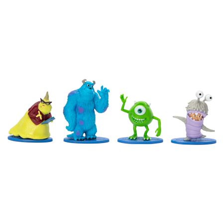 Disney Pixar Monsters, Inc. 4-Pack Miniature Figures Set