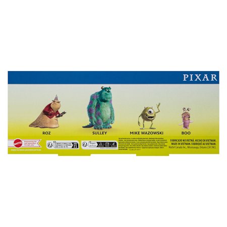 Disney Pixar Monsters, Inc. 4-Pack Miniature Figures Set