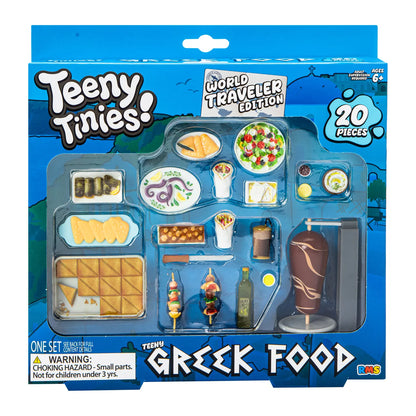 Teeny Tinies! World Traveler Edition Greek Food Mini Play Set