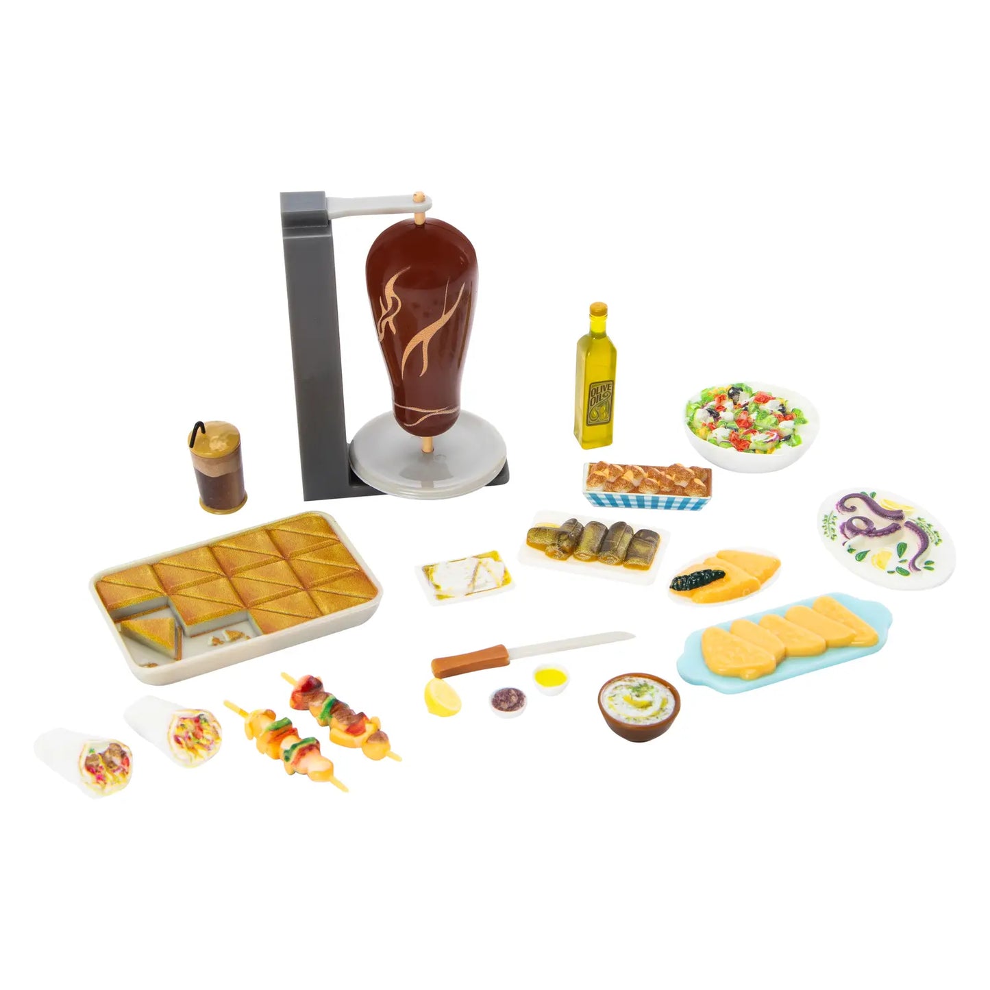 Teeny Tinies! World Traveler Edition Greek Food Mini Play Set