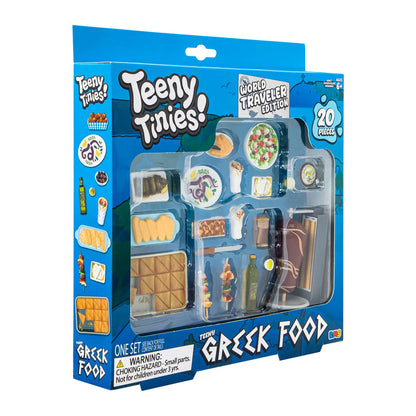 Teeny Tinies! World Traveler Edition Greek Food Mini Play Set