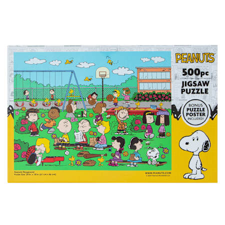 RoseArt - Peanuts Playground - 500 Piece Jigsaw Puzzle