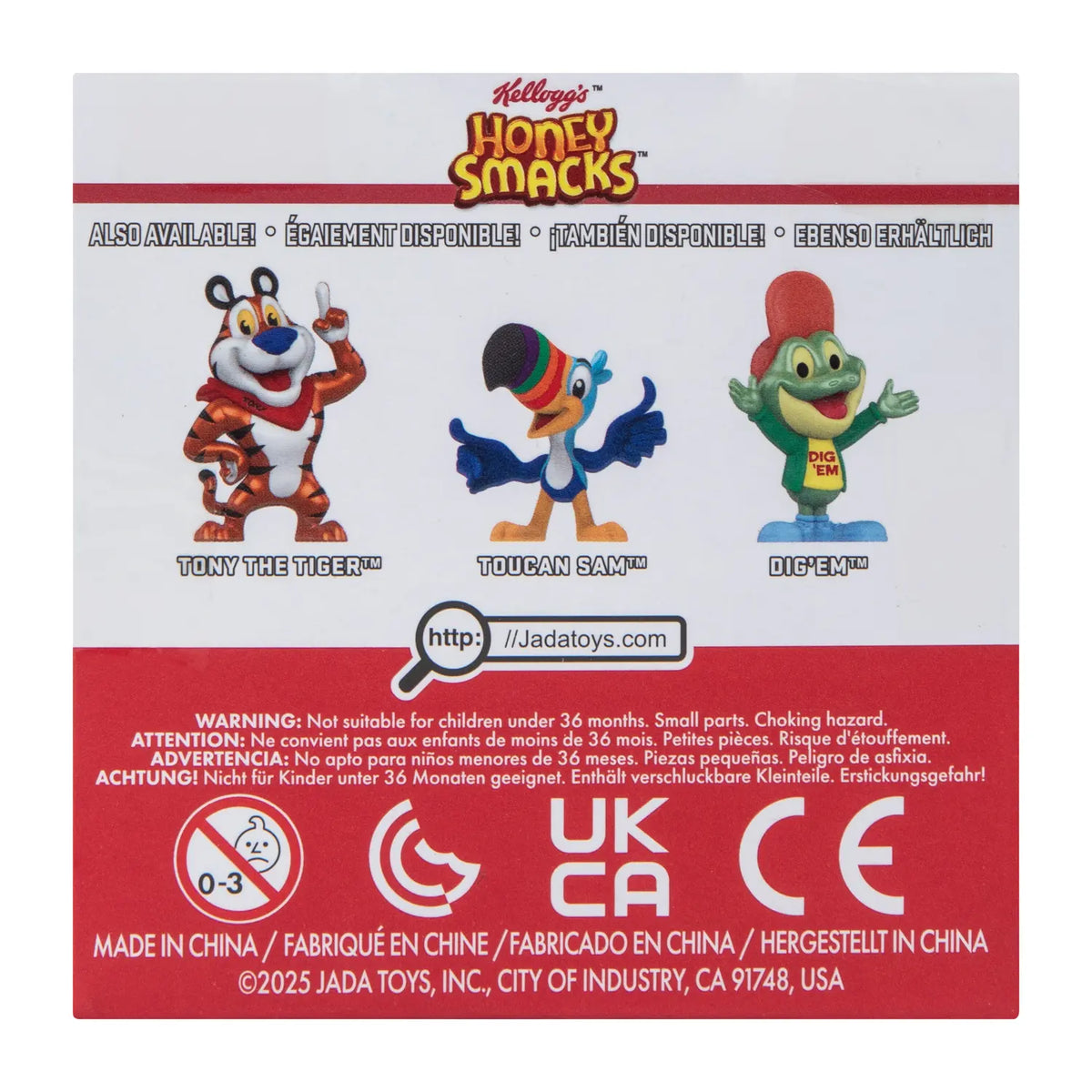 Jada Toys Kelloggs Honey Smacks Dig'Em Metalfigs Diecast Collectible Figure 2.5 in