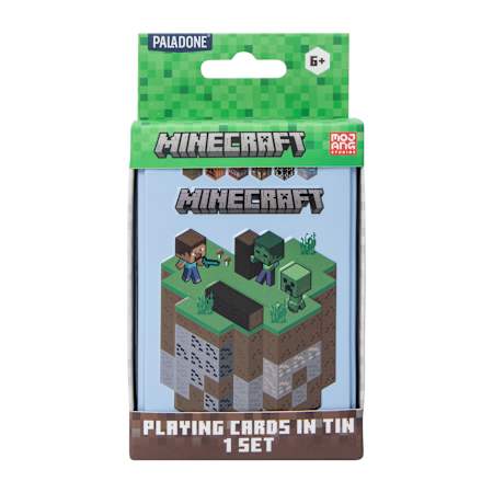 Minecraft Playing Cards - Standard Deck of Cards in Collector Travel Tin