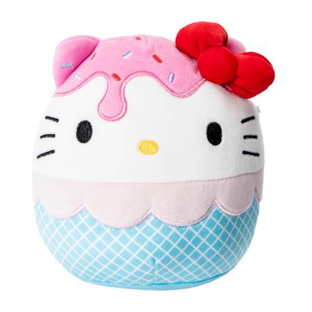 Squishmallows 6-inch Hello Kitty Ice Cream Plush