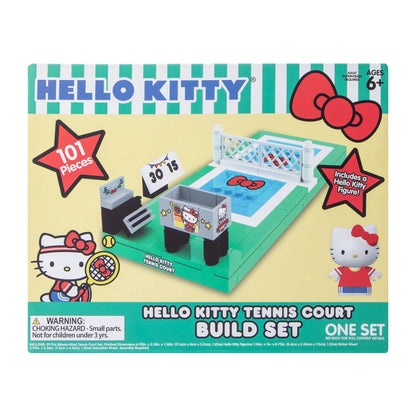 Sanrio Hello Kitty Tennis Court Build Set & Figure - 101 pieces