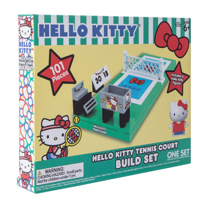 Sanrio Hello Kitty Tennis Court Build Set & Figure - 101 pieces
