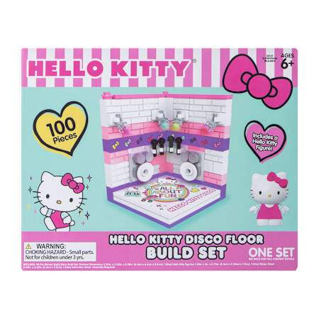 Sanrio Hello Kitty Disco Floor Build Set & Figure - 96 pieces