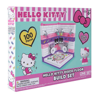 Sanrio Hello Kitty Disco Floor Build Set & Figure - 96 pieces