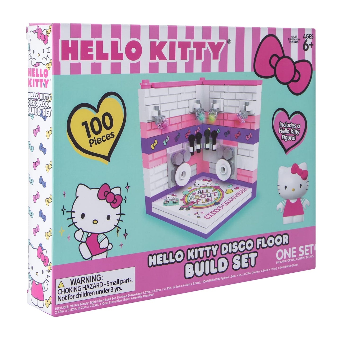 Sanrio Hello Kitty Surf Van Build Set & Figure - 109 pieces