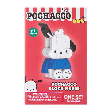 Sanrio Hello Kitty Pochacco Block Figure Build Kit - 117 Pieces