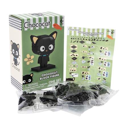 Sanrio Hello Kitty Chococat Block Figure Build Kit - 105 Pieces