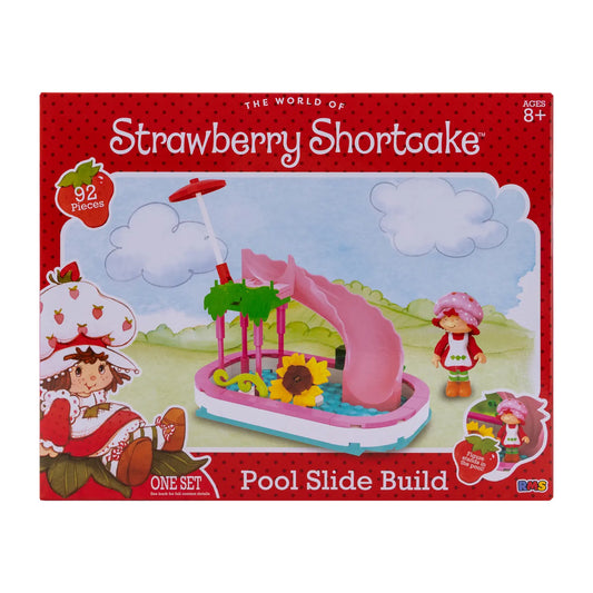 Strawberry Shortcake Pool Slide Build Set, 92 Pieces