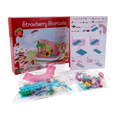 Strawberry Shortcake Pool Slide Build Set, 92 Pieces