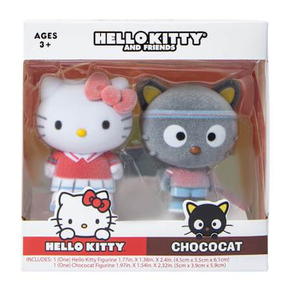 Sanrio Hello Kitty & Chococat Figurine Set (Flocked)