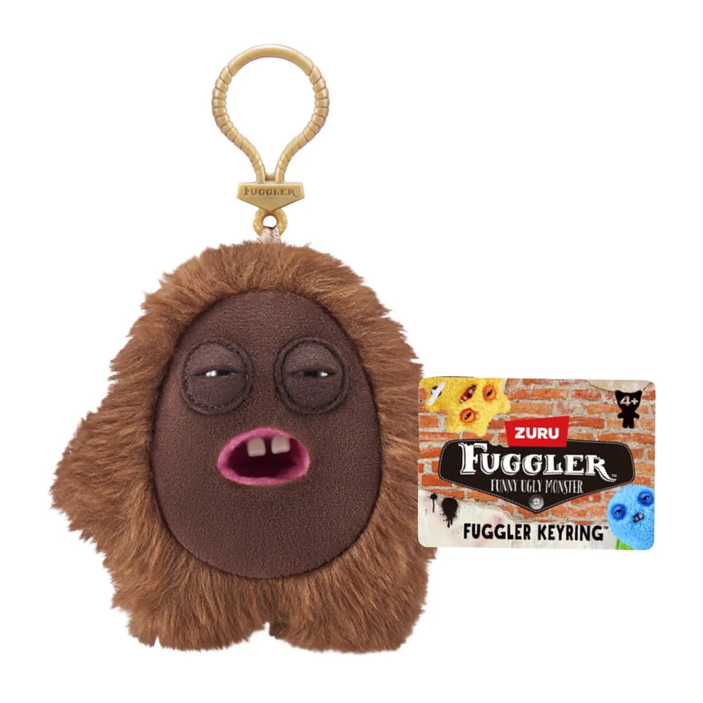 Fuggler Plush Clip-On Keyring - Hedge Grog