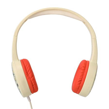 CultureFly Peanuts Wired Headphones 3.5mm Jack, Cream
