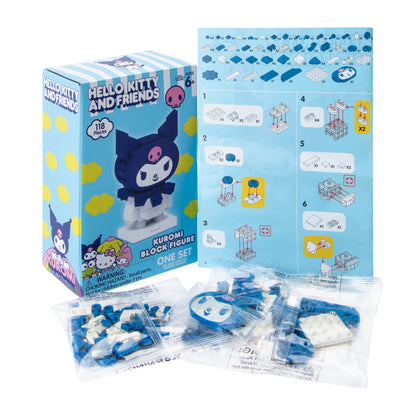 Sanrio Hello Kitty Kuromi Block Figure Build Kit - 118 Pieces