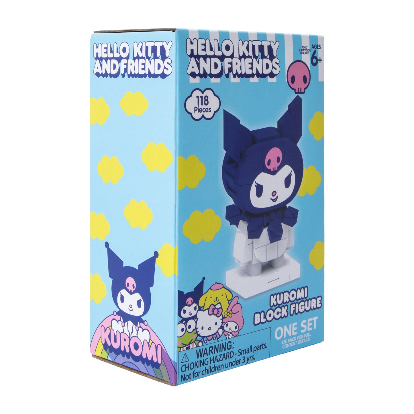 Sanrio Hello Kitty Kuromi Block Figure Build Kit - 118 Pieces