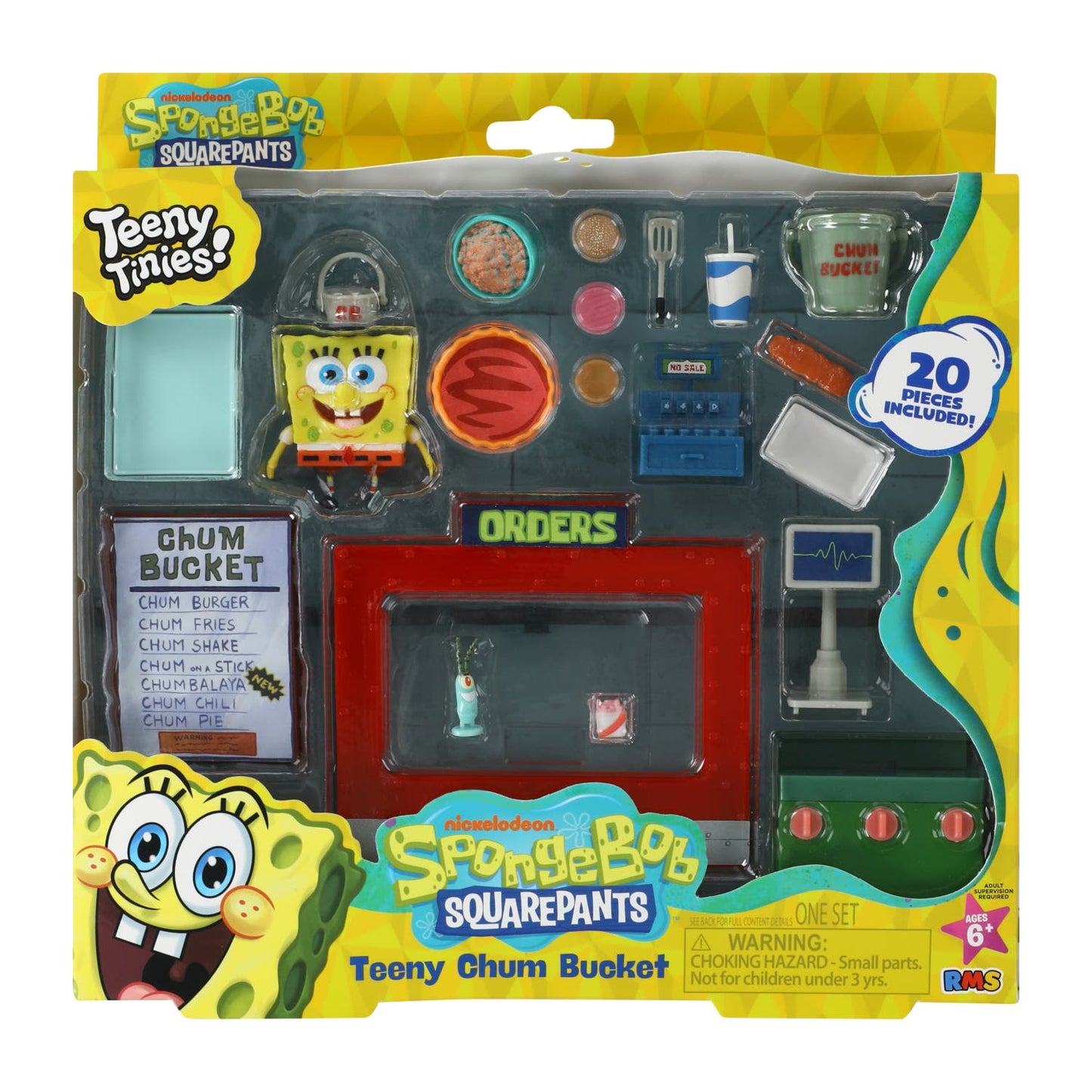 SpongeBob SquarePants Teeny Tinies Teeny Chum Bucket Playset
