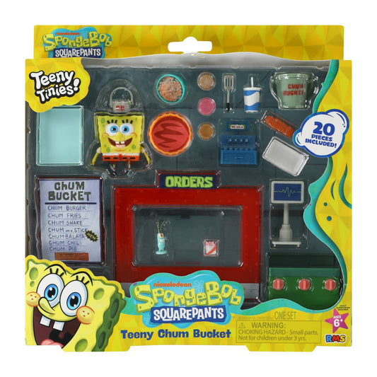 SpongeBob SquarePants Teeny Tinies Teeny Chum Bucket Playset