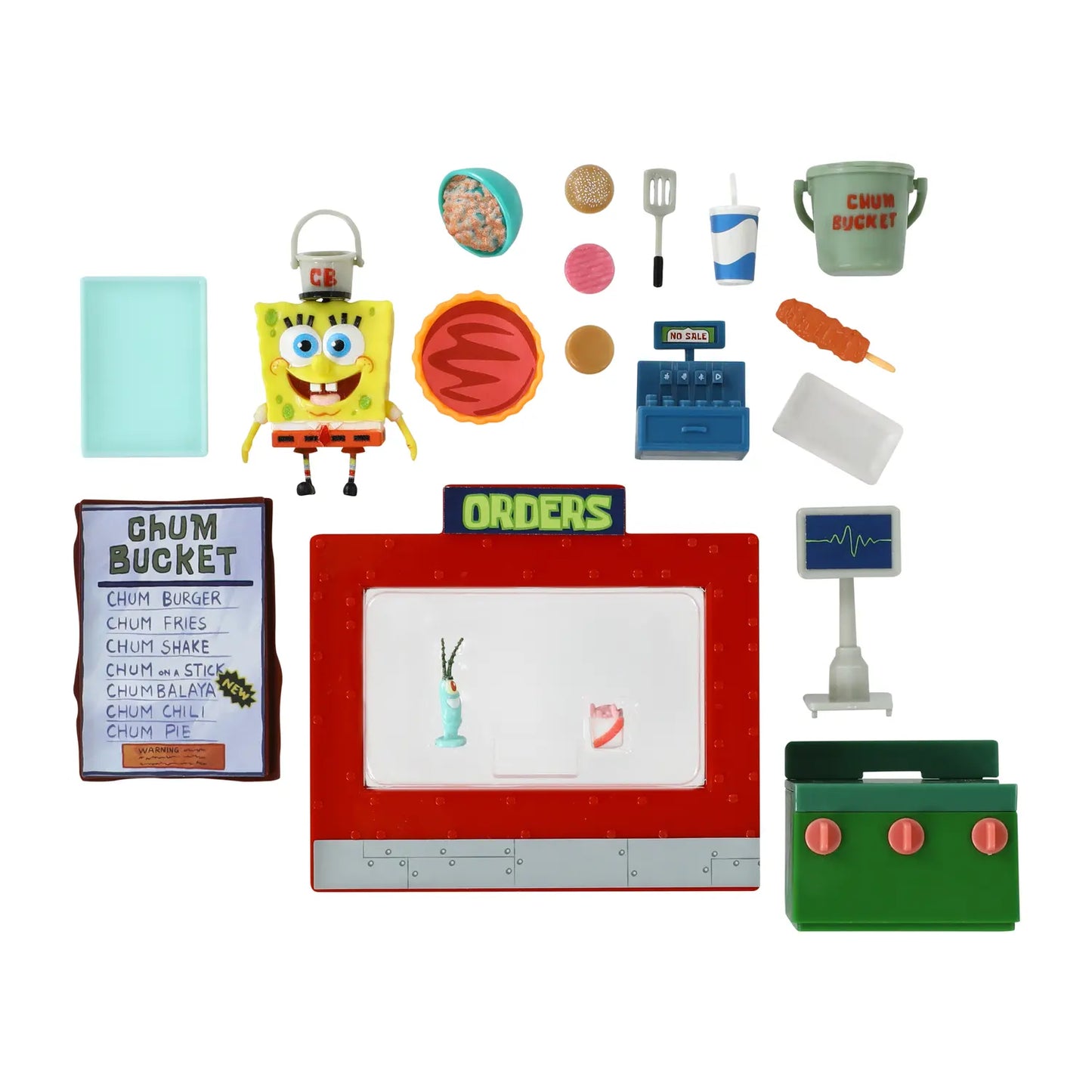 SpongeBob SquarePants Teeny Tinies Teeny Chum Bucket Playset