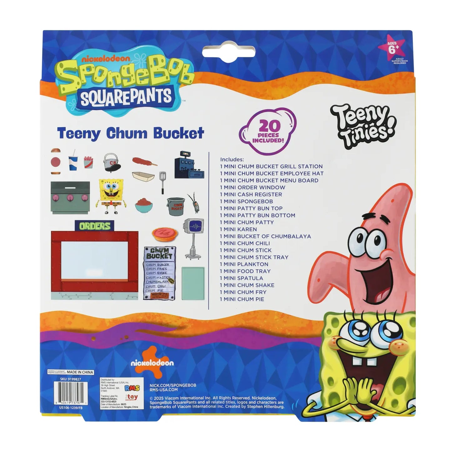 SpongeBob SquarePants Teeny Tinies Teeny Chum Bucket Playset