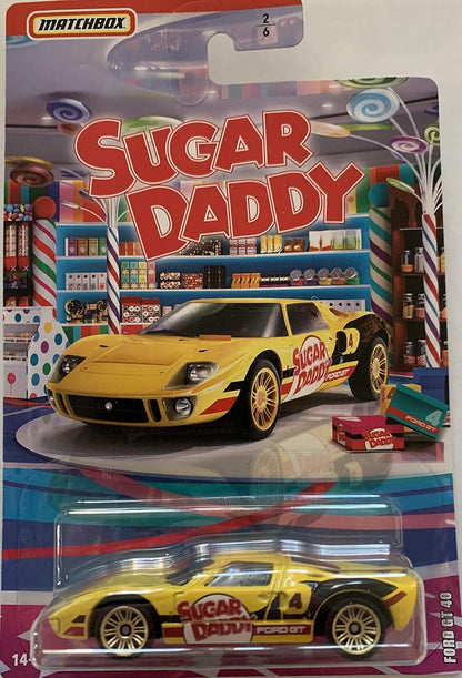 Matchbox 2020 Candy Theme Set of 4 Vehicles: Tootsie Roll, Tootsie Roll Pop, Sugar Daddy and Junior Mints