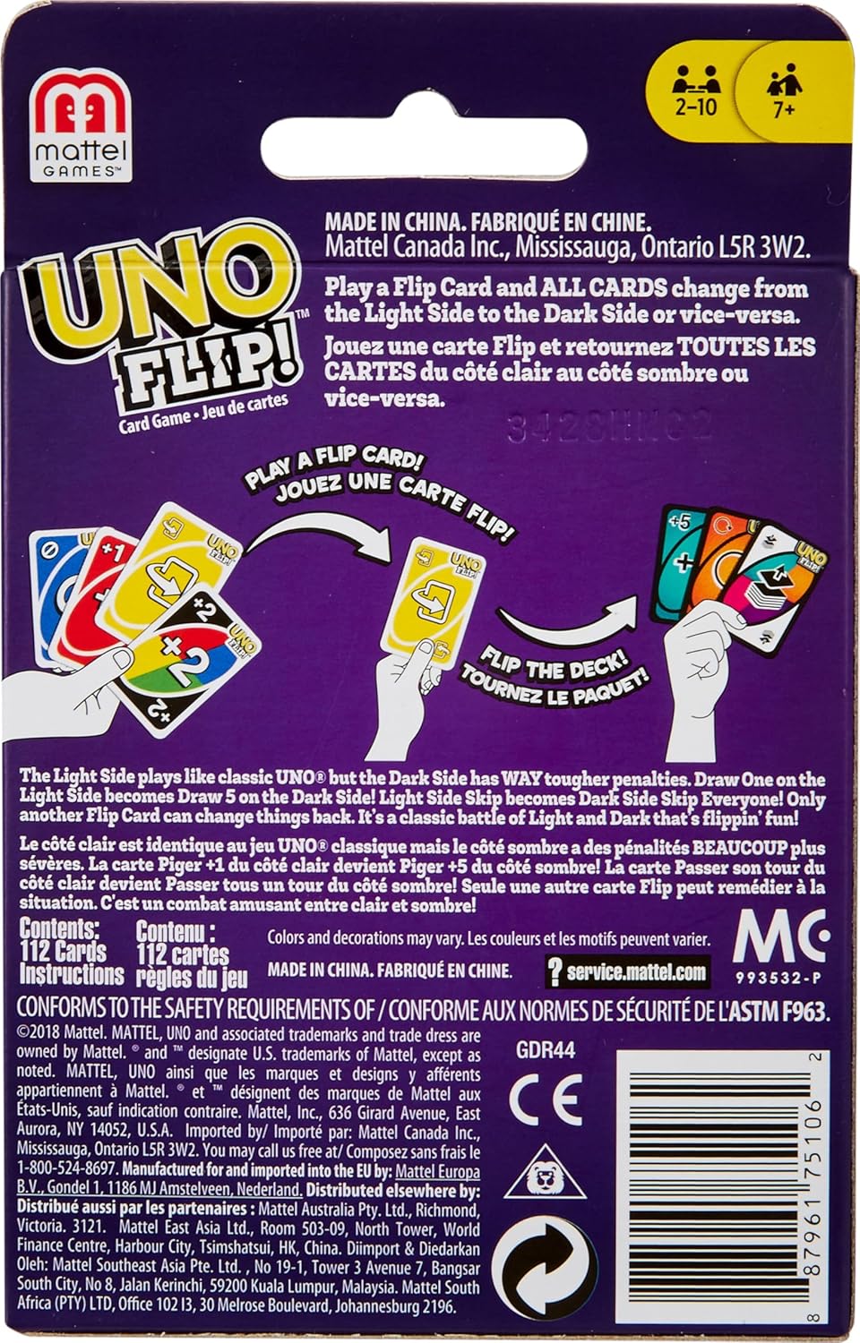 UNO Flip! Card Game with Double-Sided Cards