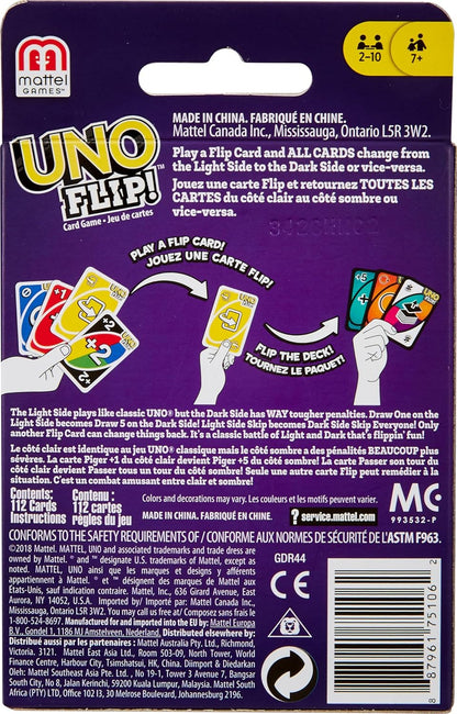 UNO Flip! Card Game with Double-Sided Cards