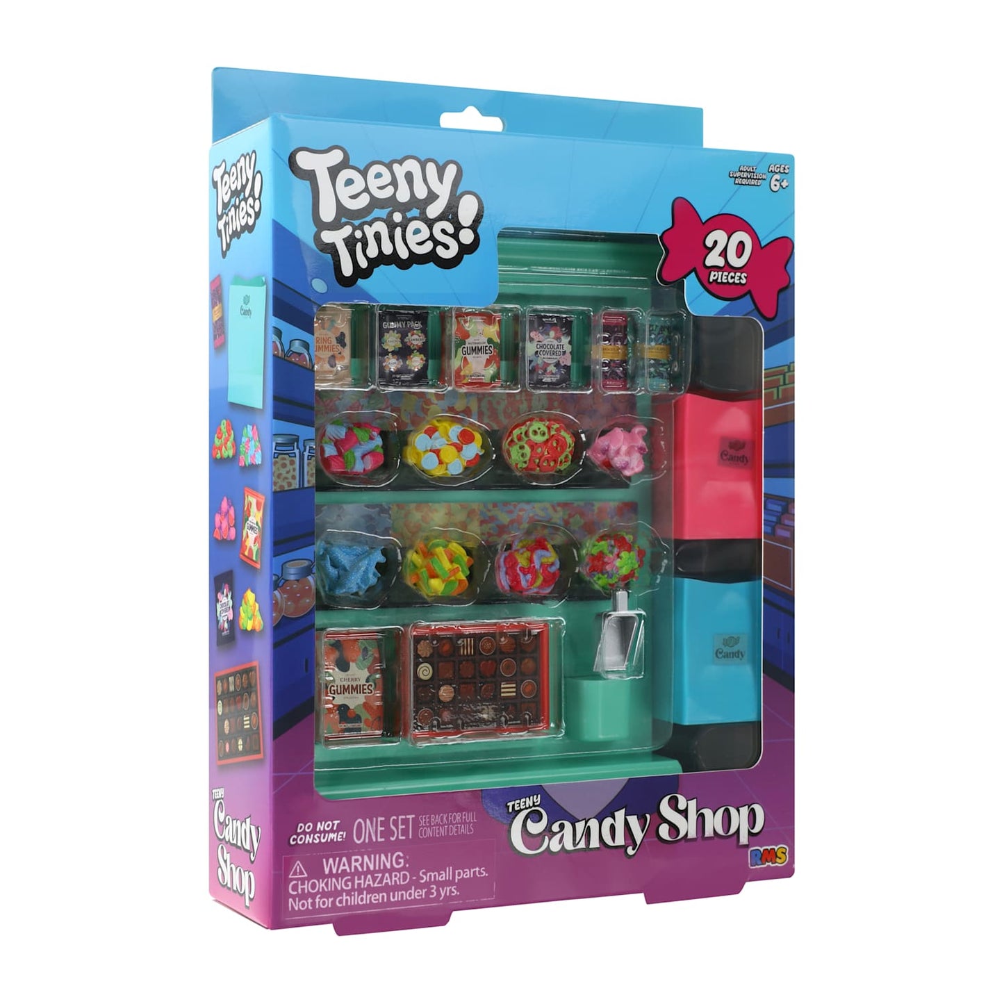 Teeny Tinies! Teeny Candy Shop Playset, 20 Pieces