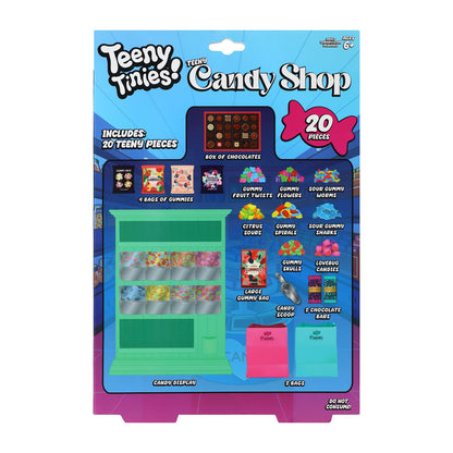 Teeny Tinies! Teeny Candy Shop Playset, 20 Pieces