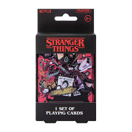 Paladone Stranger Things Playing Card Deck in Collectible Tin