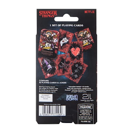 Paladone Stranger Things Playing Card Deck in Collectible Tin