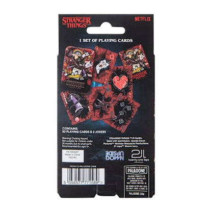 Paladone Stranger Things Playing Card Deck in Collectible Tin