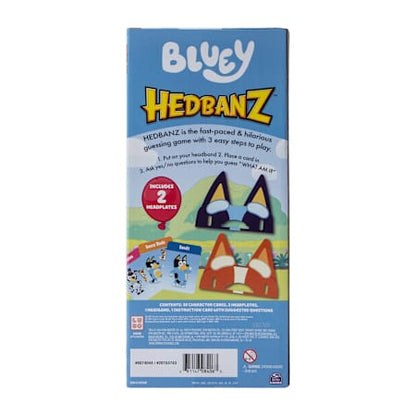 Spin Master Games, Bluey Hedbanz Picture Guessing Card Game