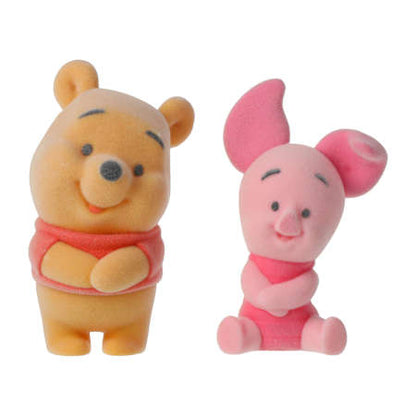 Disney Winnie the Pooh, Pooh & Piglet Mini Figure 2-Pack [Flocked]