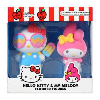 Sanrio Hello Kitty & My Melody Figurine Set (Flocked)