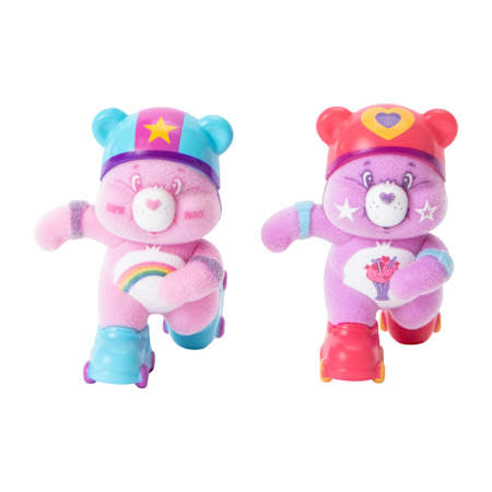 Care Bears Cheer Bear & Share Bear Mini Figure 2-Pack (flocked)
