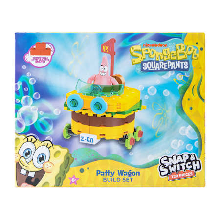Well Played Toys SpongeBob SquarePants Patty Wagon Build Set - 122 Pieces