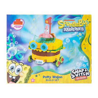 Well Played Toys SpongeBob SquarePants Patty Wagon Build Set - 122 Pieces