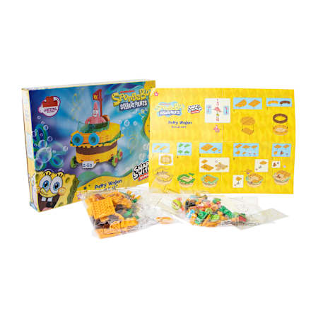 Well Played Toys SpongeBob SquarePants Patty Wagon Build Set - 122 Pieces