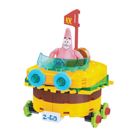 Well Played Toys SpongeBob SquarePants Patty Wagon Build Set - 122 Pieces