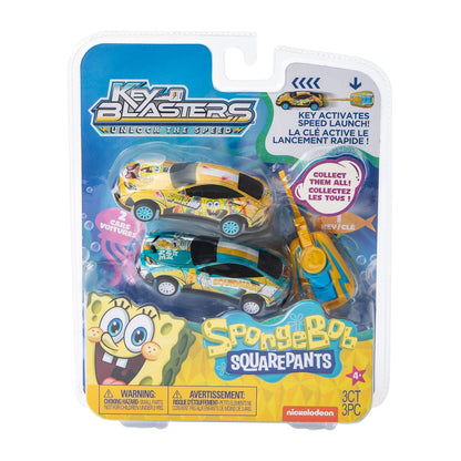 Spongebob Squarepants Nickelodeon Key Blasters Vehicle 2-Pack (Styles May Vary)