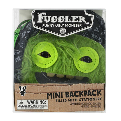 Fuggler Green Mini Backpack [Notebook, Stickers, Keyring & Markers]