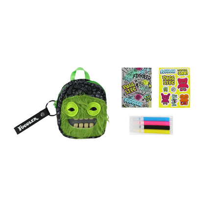Fuggler Green Mini Backpack [Notebook, Stickers, Keyring & Markers]
