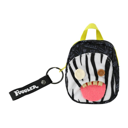 Fuggler White/Black Mini Backpack [Notebook, Stickers, Keyring & Markers]
