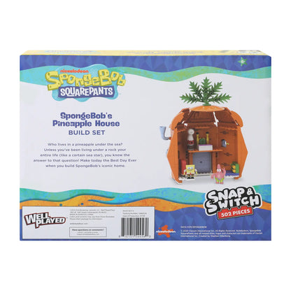 SpongeBob SquarePants Snap & Switch Pineapple House Building Set, 502 Pieces