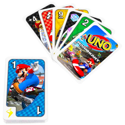 Ultimate Super Mario UNO Cards Set - Bundle with 2 Decks of UNO Cards Plus Stickers
